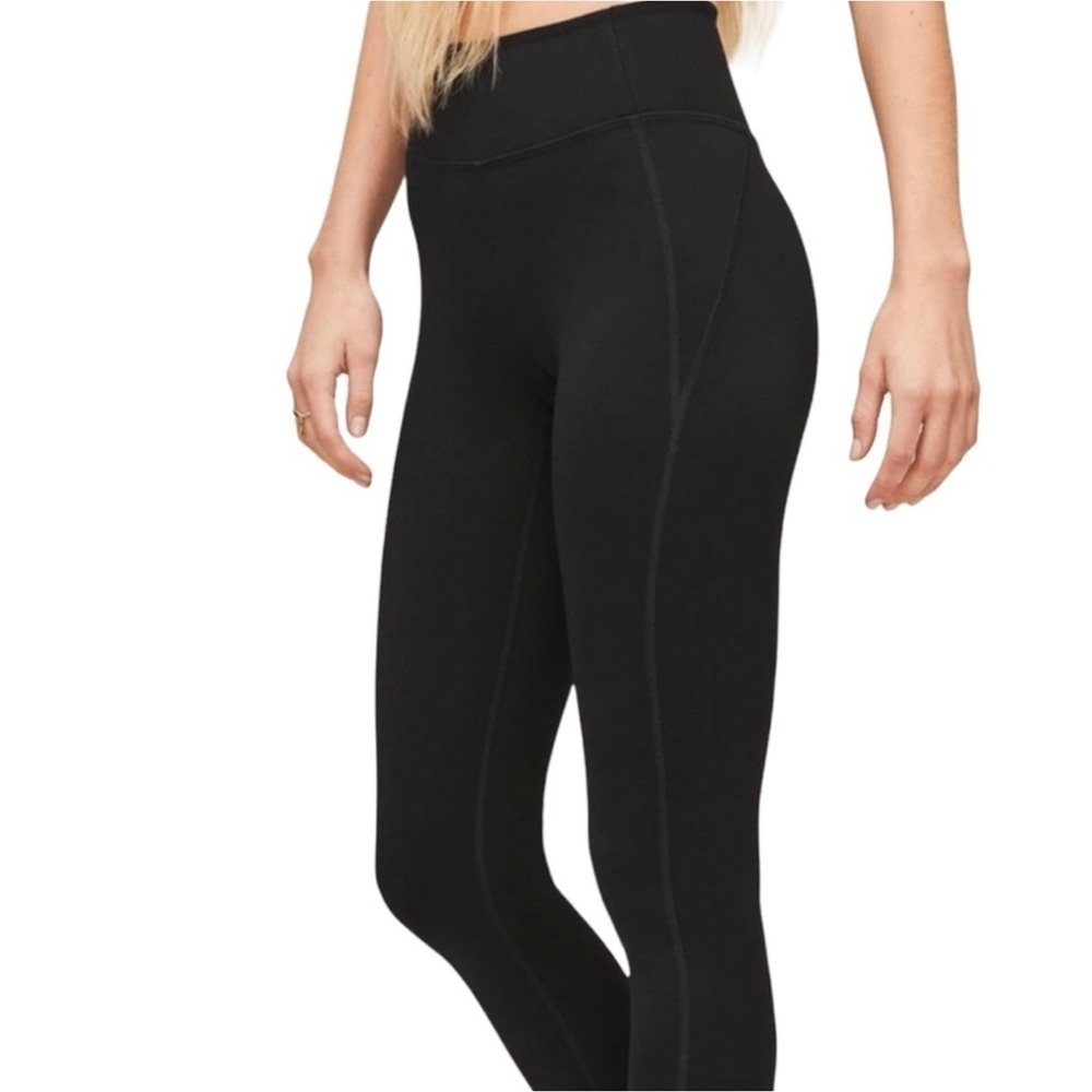 Girlfriend Collective Leggings Yoga Pants Size Small Black High Rise Full Length